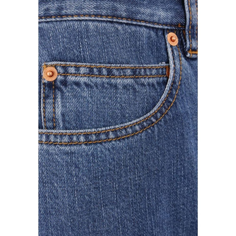 Wide Leg Denim Jeans Valentino