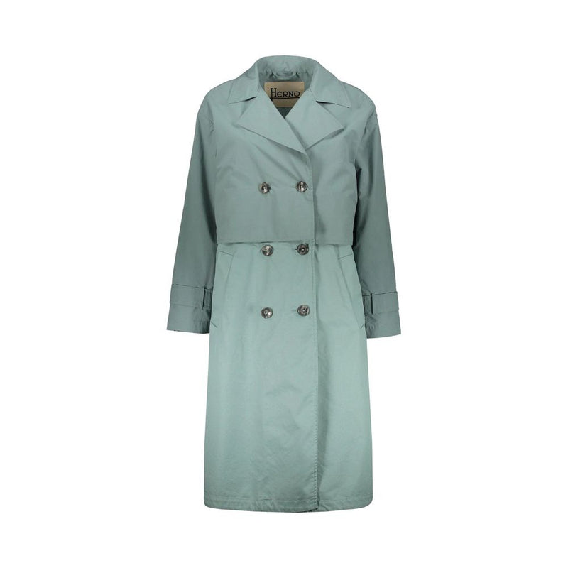 Layered Trench Coat Herno