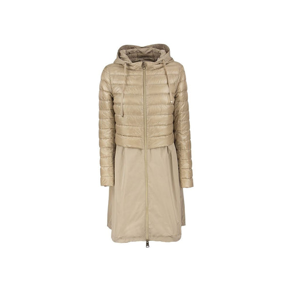 Taffeta hem padded coat Herno