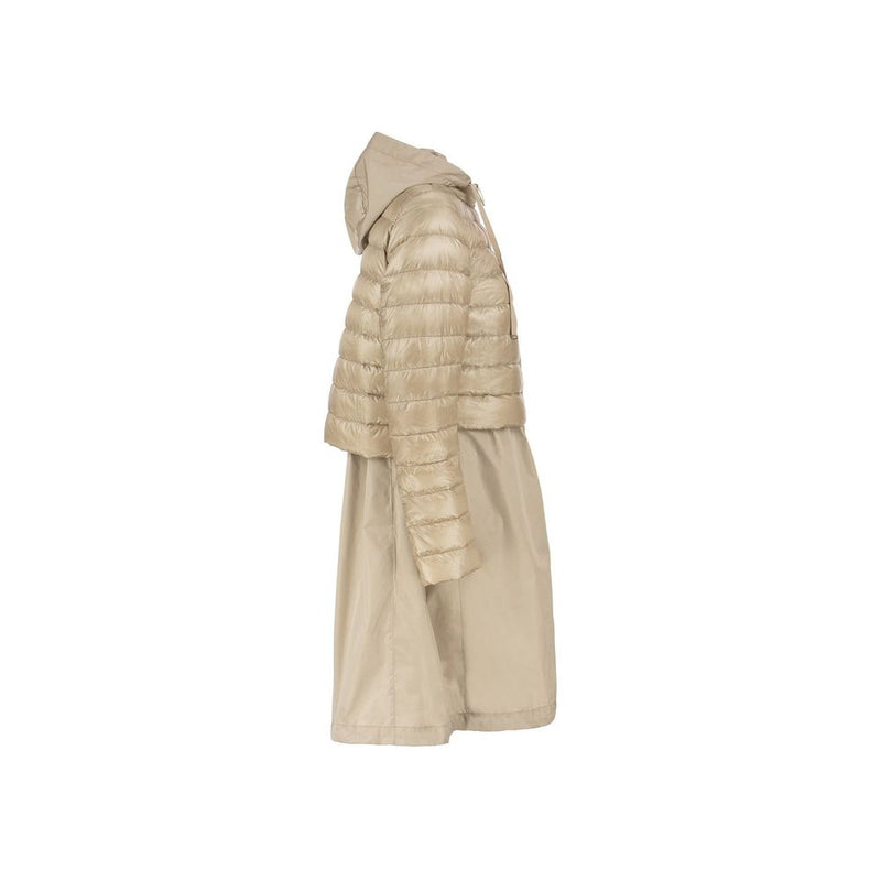 Taffeta hem padded coat Herno