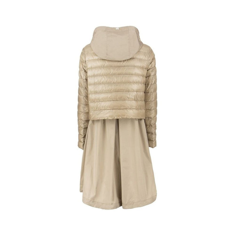 Taffeta hem padded coat Herno