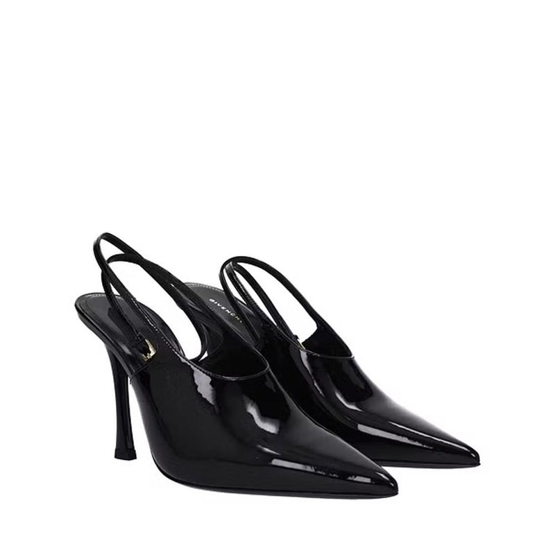 Leather Slingback Pumps Givenchy