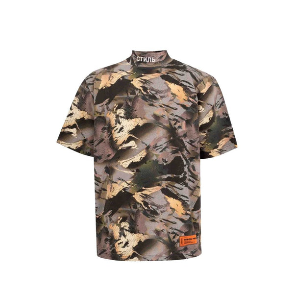 Camouflage Print T-shirt Heron Preston