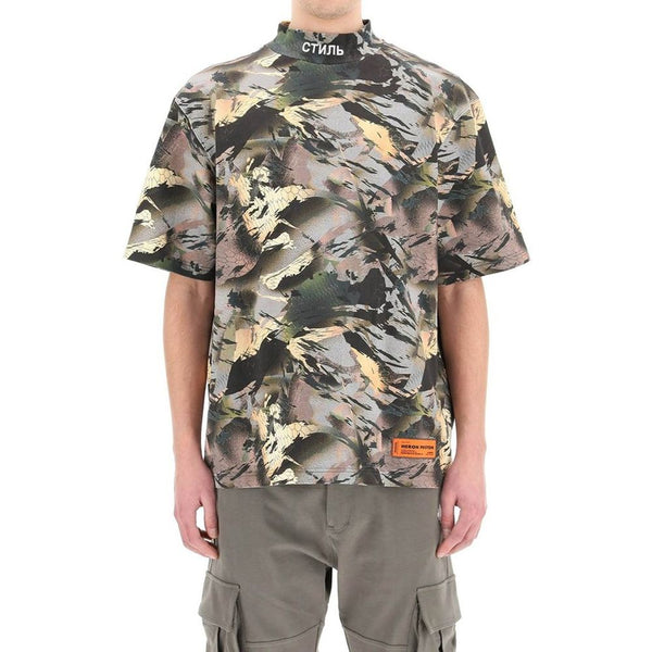 Camouflage Print T-shirt Heron Preston
