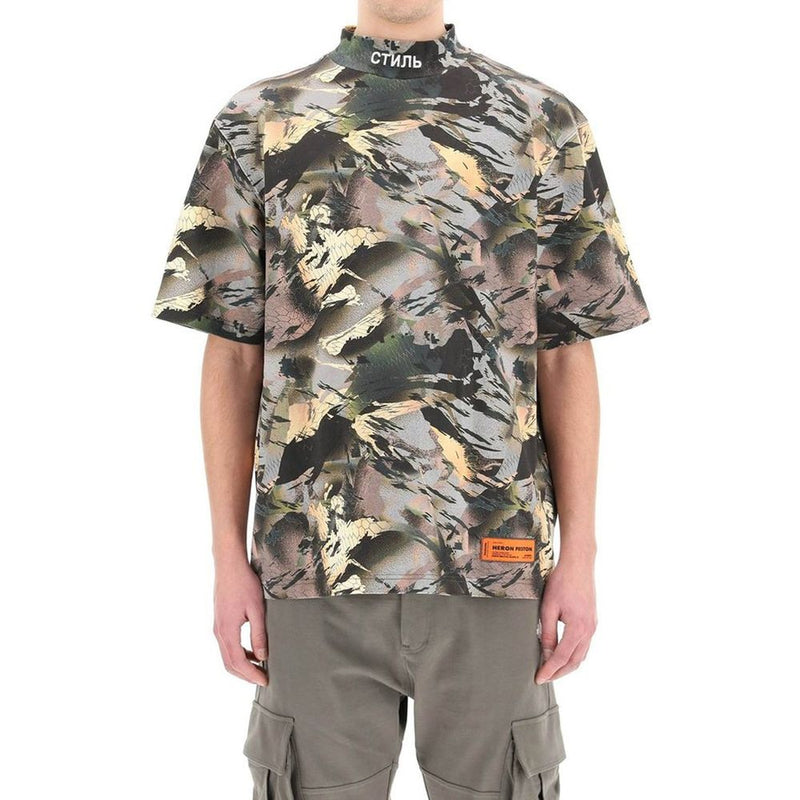 Camouflage Print T-shirt Heron Preston