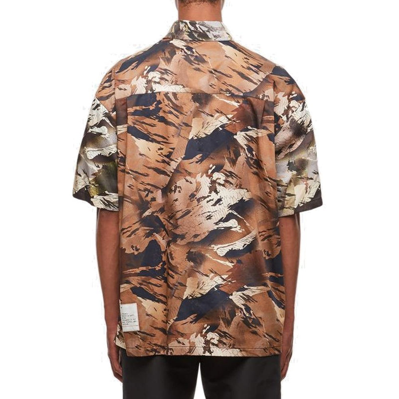 Camouflage Popline Shirt Heron Preston