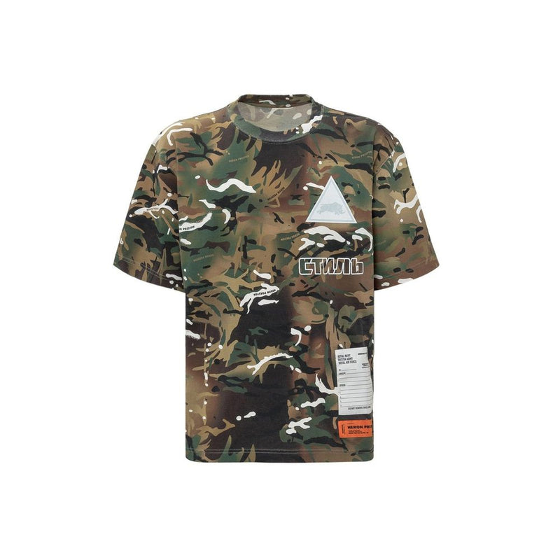 Camouflage T-shirt Heron Preston
