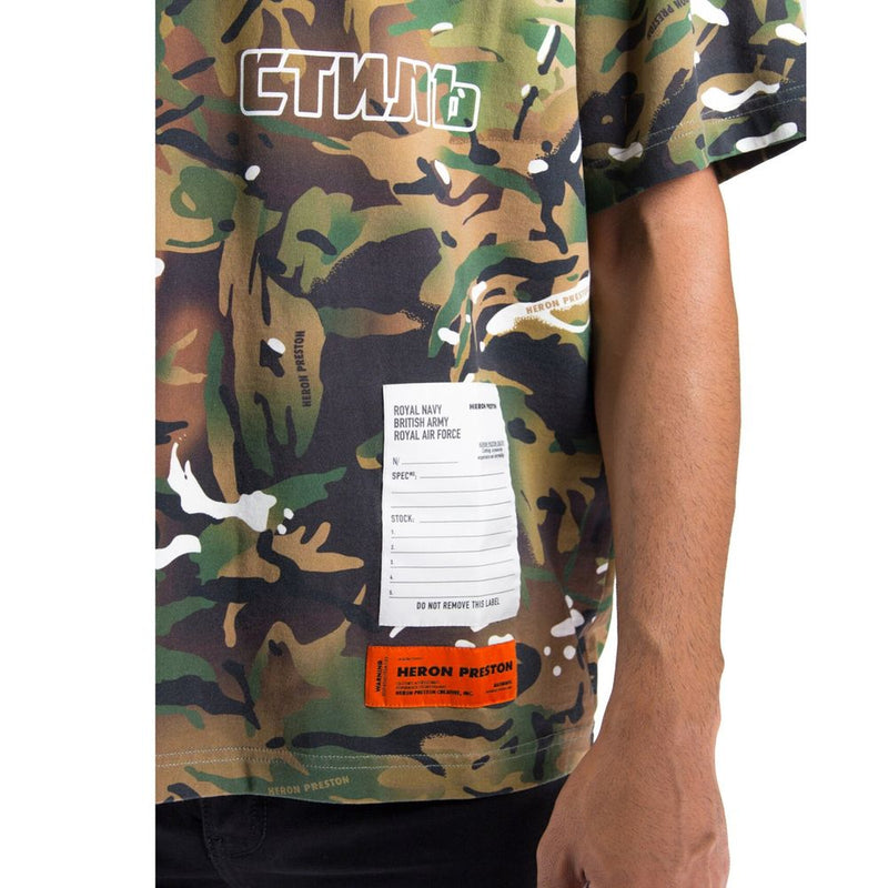 Camouflage T-shirt Heron Preston