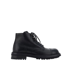 Lace-Up Leather Boots Dolce & Gabbana