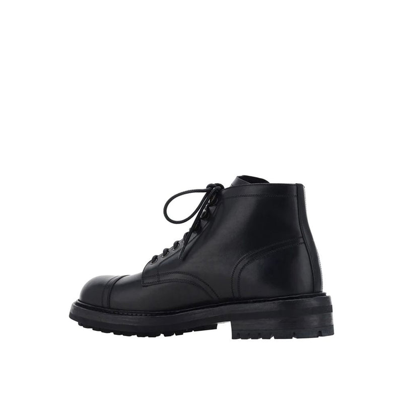 Lace-Up Leather Boots Dolce & Gabbana