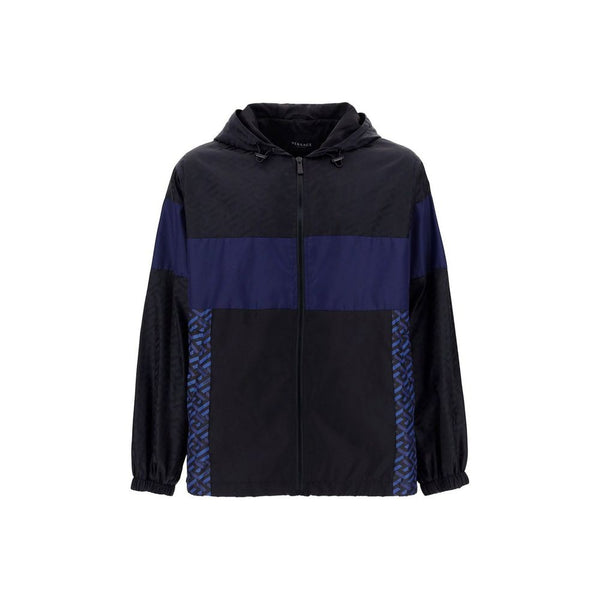 Hooded Windbreaker Jacket Versace