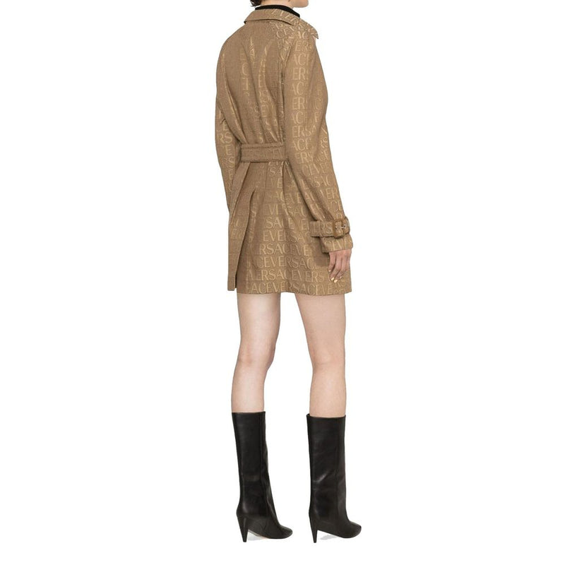 Logo Trench Coat Versace