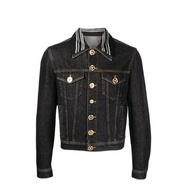 Medusa Motif Denim Jacket Versace