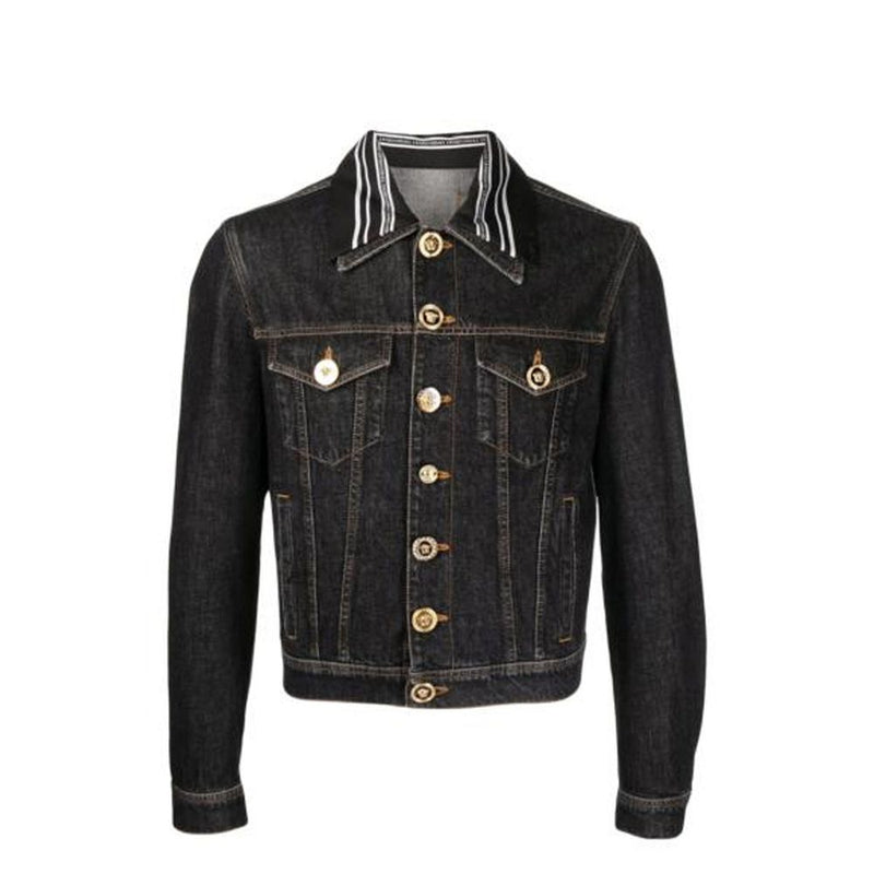 Medusa Motif Denim Jacket Versace