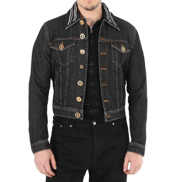 Medusa Motif Denim Jacket Versace