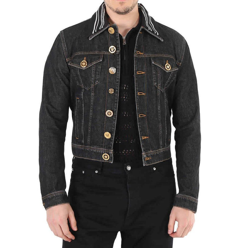 Medusa Motif Denim Jacket Versace