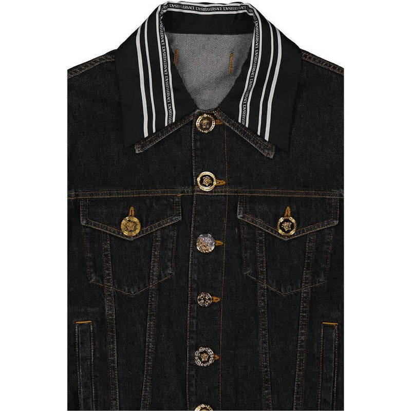 Medusa Motif Denim Jacket Versace