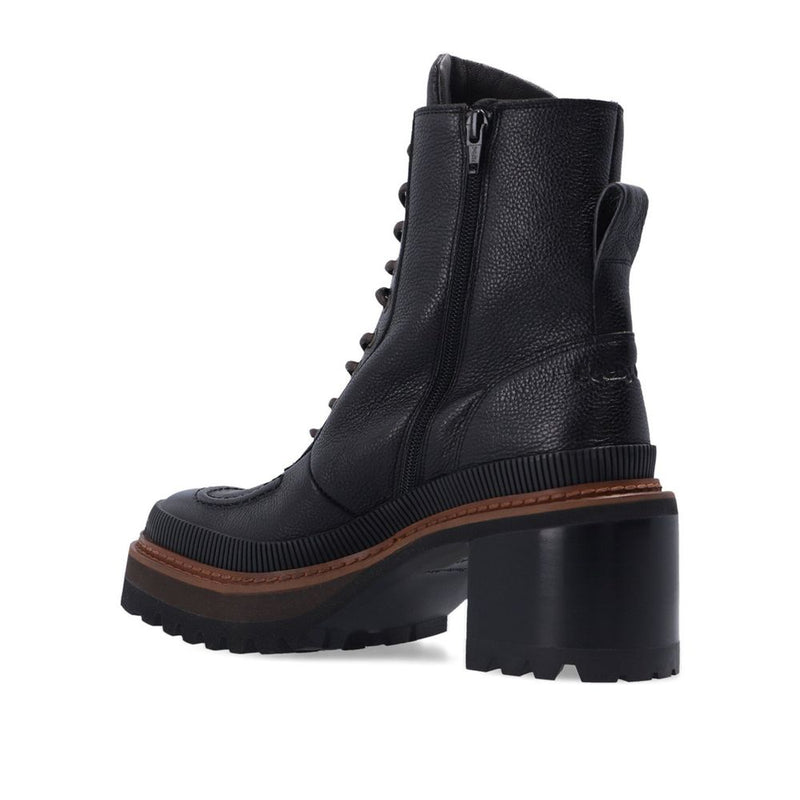 Mahalia Leather Lace-Up Boots See By Chloé