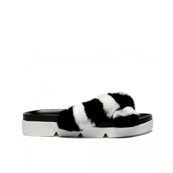 Fur Slippers Stuart Weitzman