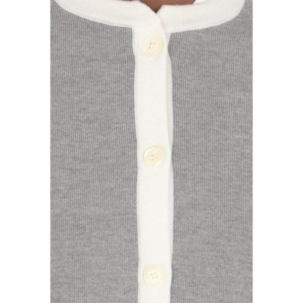 4- Bar Wool Cardigan Thom Browne