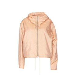 Blend Silk Zip-Up Hooded Jacket Jil Sander