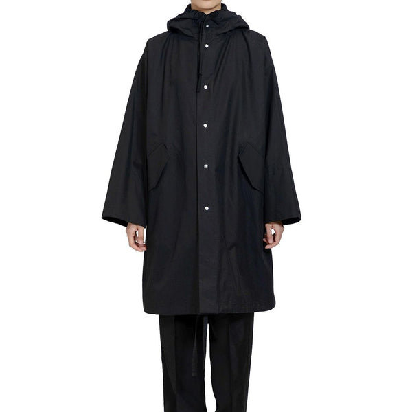 Mid-Length Cotton Hooded Parka Jil Sander