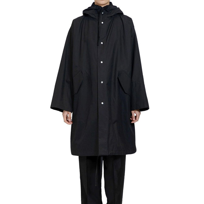 Mid-Length Cotton Hooded Parka Jil Sander