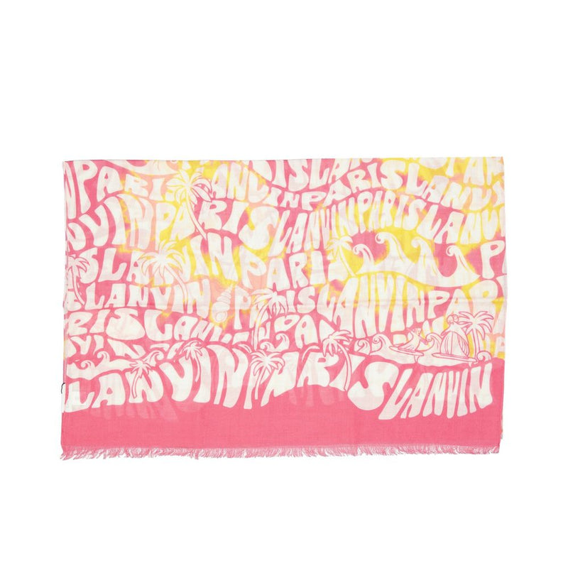 Wool Printed Scarf Lanvin