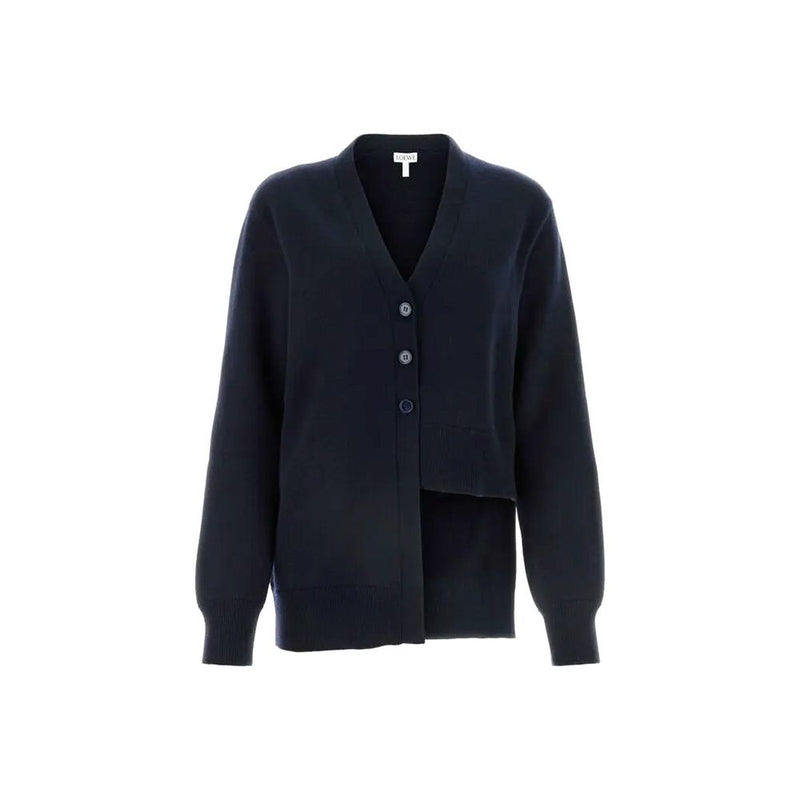 Asymmetric Cashmere Cardigan Loewe