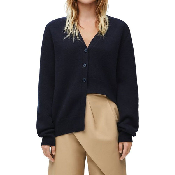 Asymmetric Cashmere Cardigan Loewe