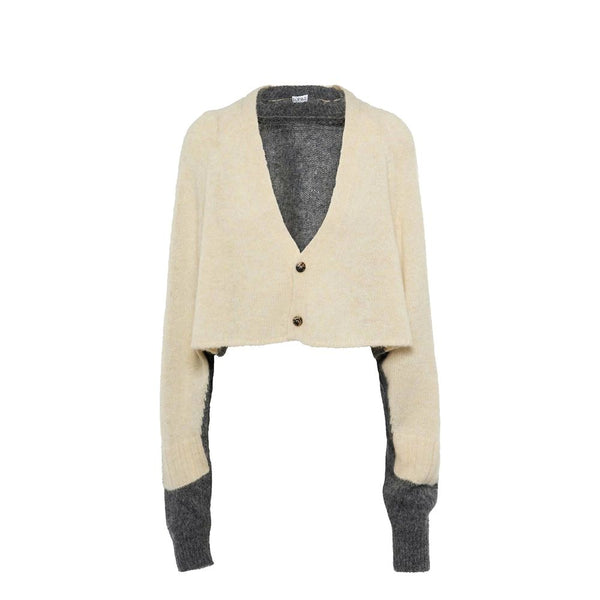 Cropped Wool Cardigan Loewe