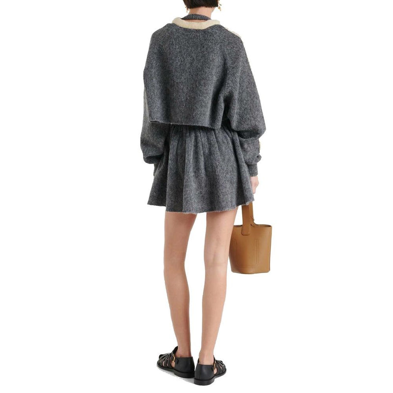 Cropped Wool Cardigan Loewe