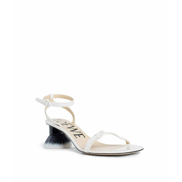 Petal Brush Leather Sandals Loewe
