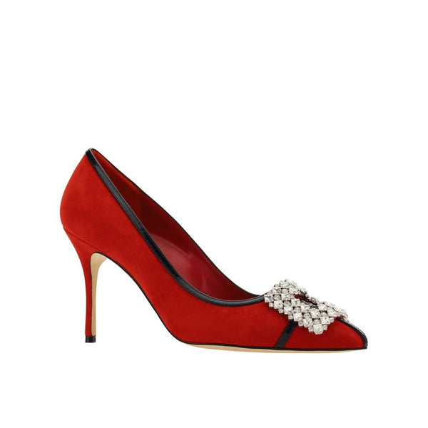 Tuberian 90 Suede Pumps Manolo Blahnik