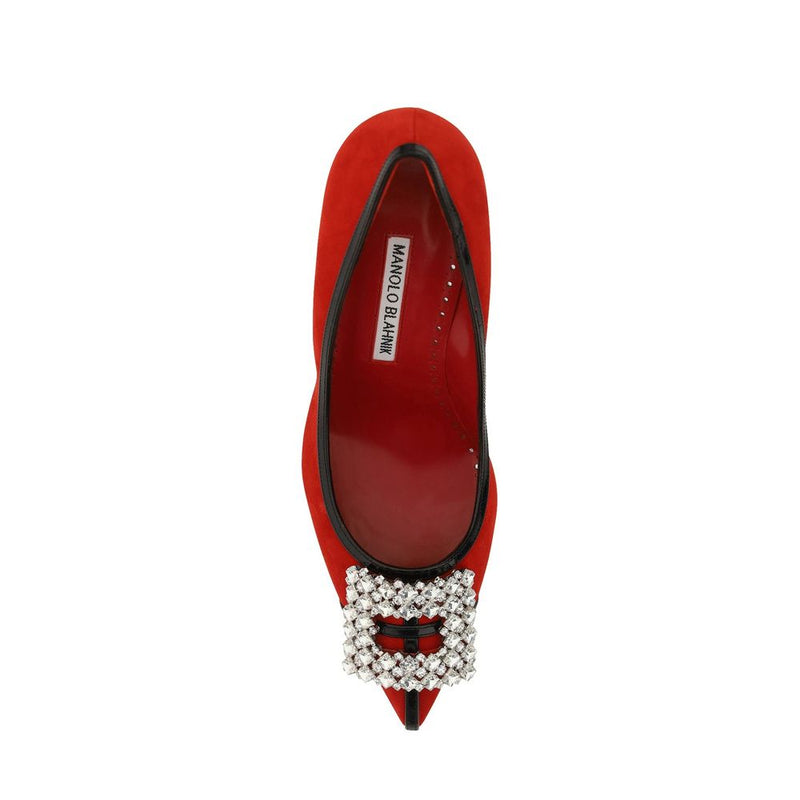 Tuberian 90 Suede Pumps Manolo Blahnik