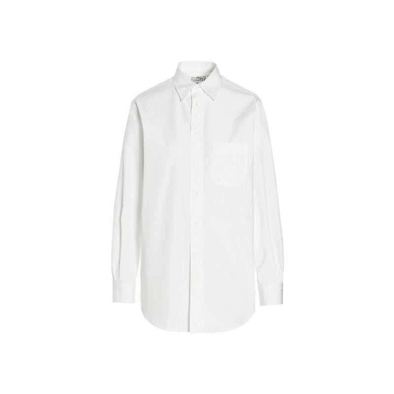 Mison Margiela Long Poplin Shirt Maison Margiela