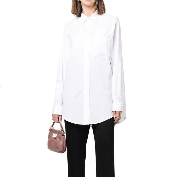 Mison Margiela Long Poplin Shirt Maison Margiela