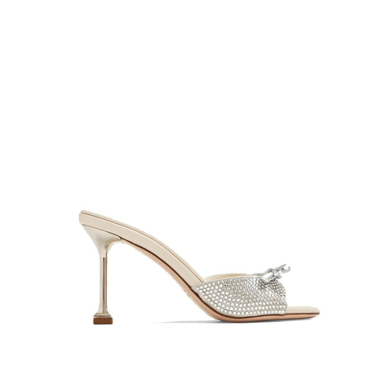 Leather Crystals Mules Miu Miu