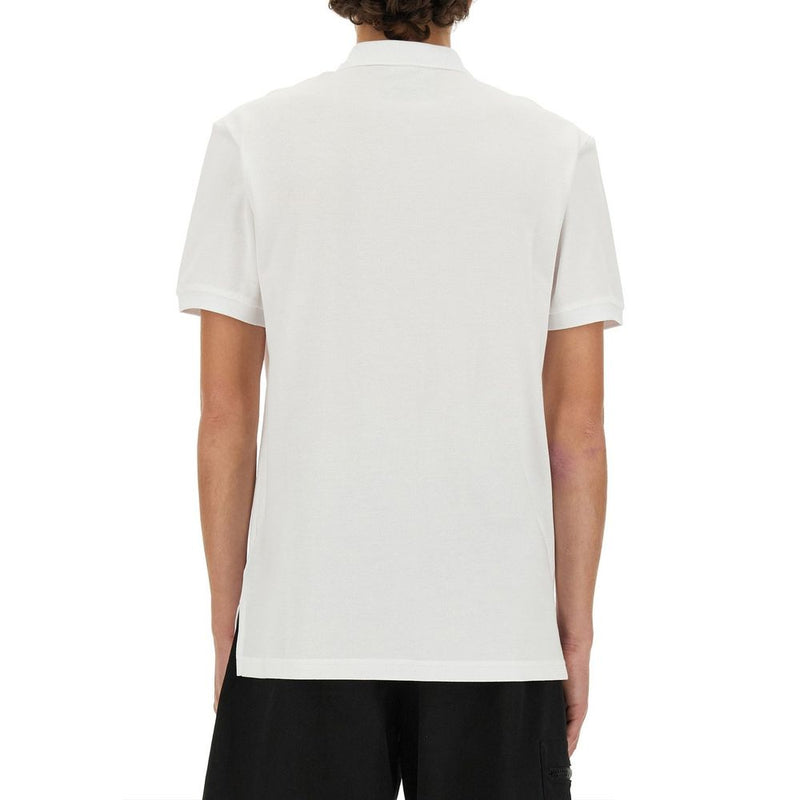 In Love We Trust Cotton Polo Moschino Couture