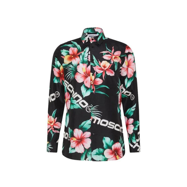 Silk Printed Shirt Moschino Couture