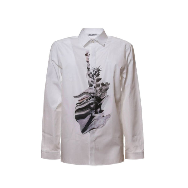 State Of Liberty Cotton Shirt Neil Barrett