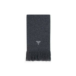 Cashmere Logo Scarf Prada