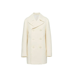 Double-Breasted Wool Coat Prada