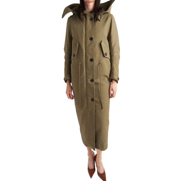 Long Parka Coat Prada
