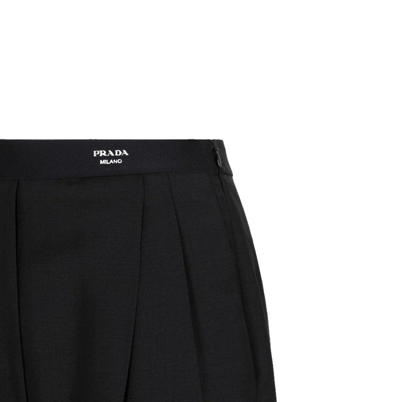 Wool Classic Logo Pants Prada