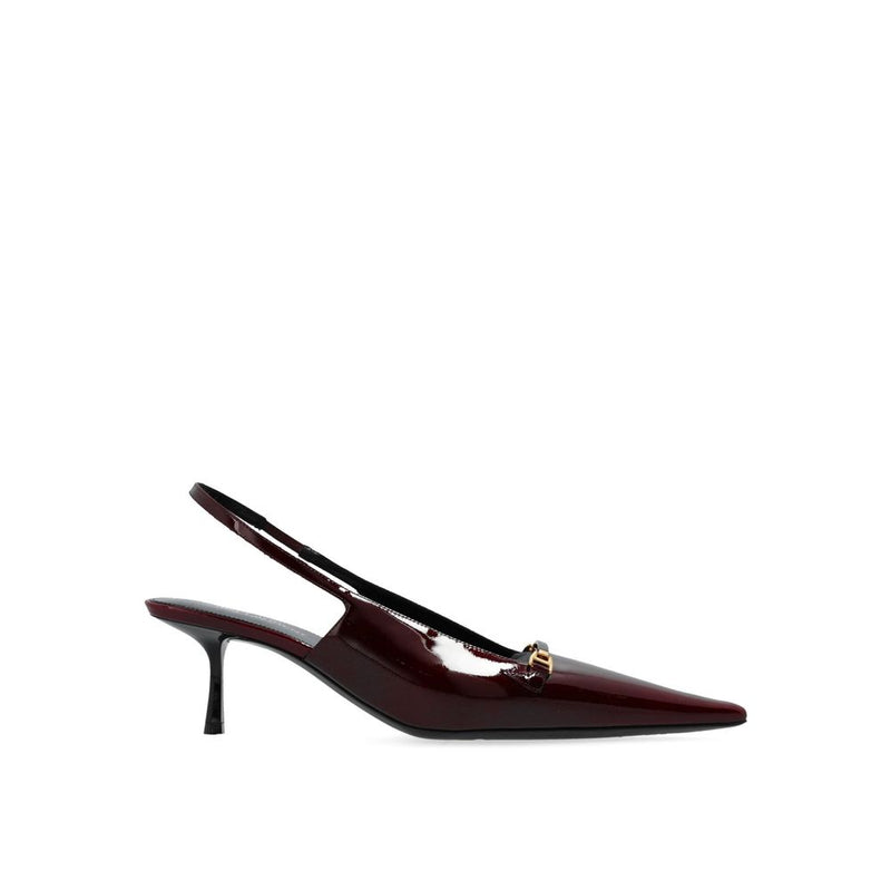 'Carine' Leather Slingback Pumps Saint Laurent
