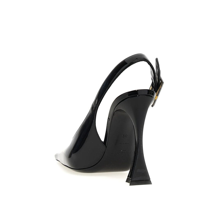 'Dune' Leather Slingback Pumps Saint Laurent