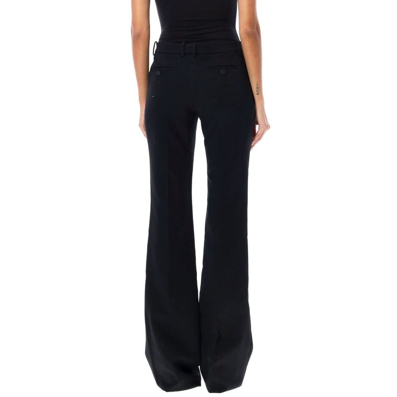 Flared Wool Trousers Saint Laurent