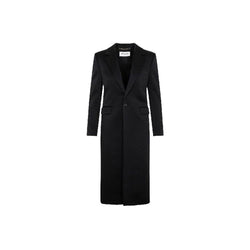 Satin Coat Saint Laurent