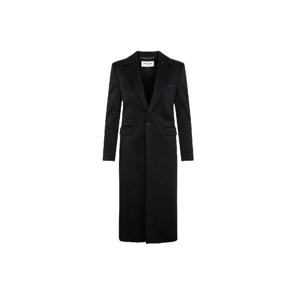 Satin Coat Saint Laurent